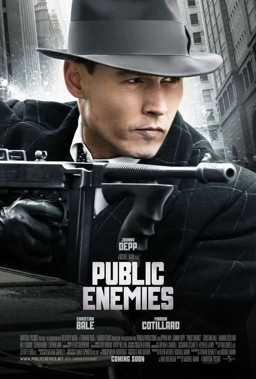 johnny depp public enemies poster. นำแสดงโดย Johnny Depp,