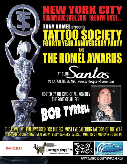 The Anniversary party and Romel Awards, is the Oscars of the tattoo industry 