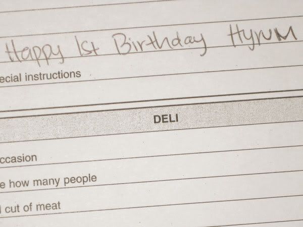 Hyrum's 1st Birthday