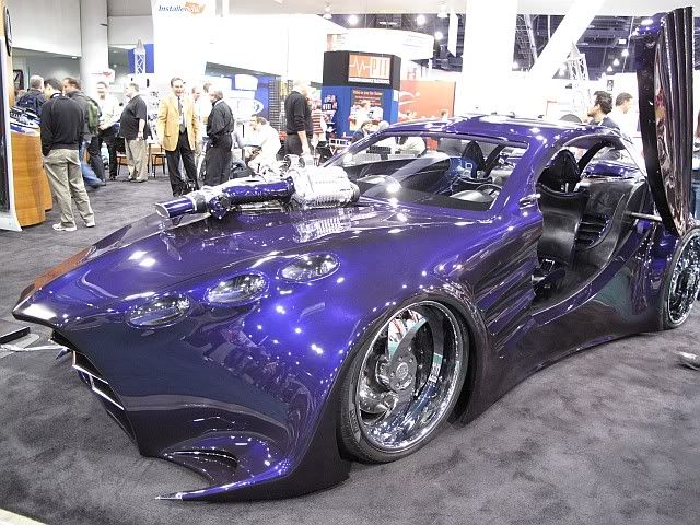 There were quite a few other show cars with this purple thing being the 