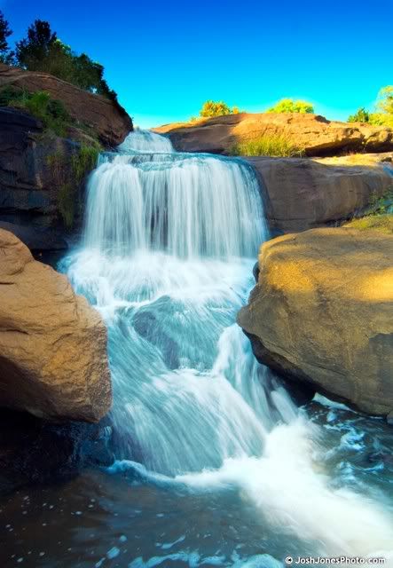 Waterfalls in Greenville, South Carolina - Photo by Josh Jones