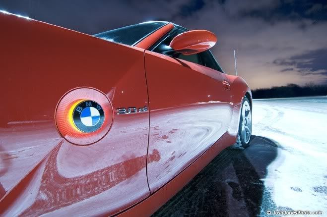 BMW Z4 at night