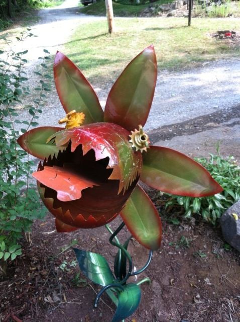 Garden Junk Art