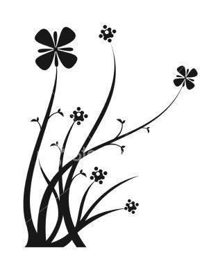 Flower Silhouette Images