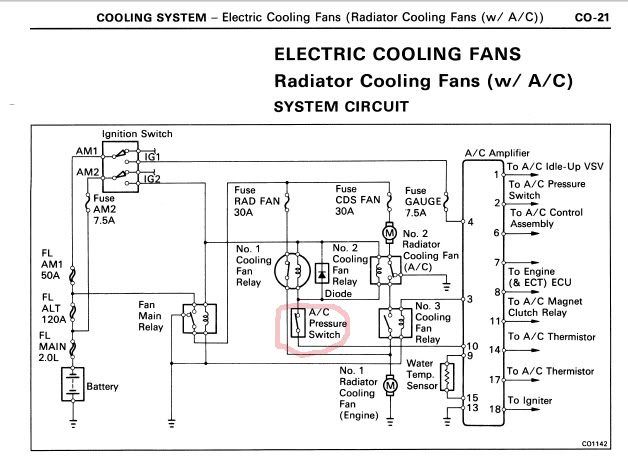 Radiator Fans Wiring Diagram Help