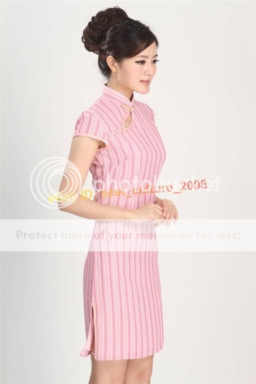 Chinese Traditional Mini Evening Dress Cheongsam WMD 29  