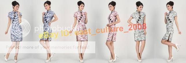 New Fashion Mini Evening Dress Cheongsam Qipao WMD 30  