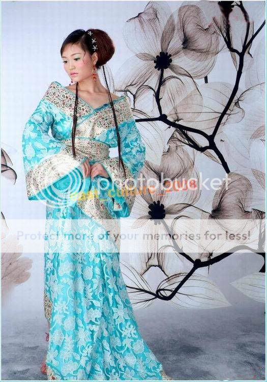   Handmade Chinese Princess Style Ancient Costume Haori Kimono Flowers