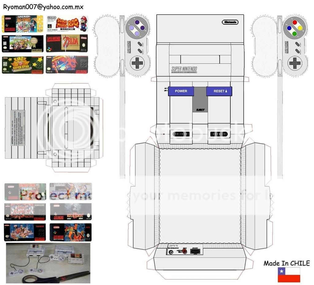 Papercraft Nintendo Photo by rubiitha | Photobucket