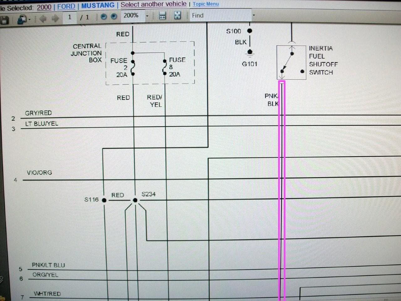 Where is the fuel pump relay? - MustangForums.com mustang fuel pump wiring diagram 