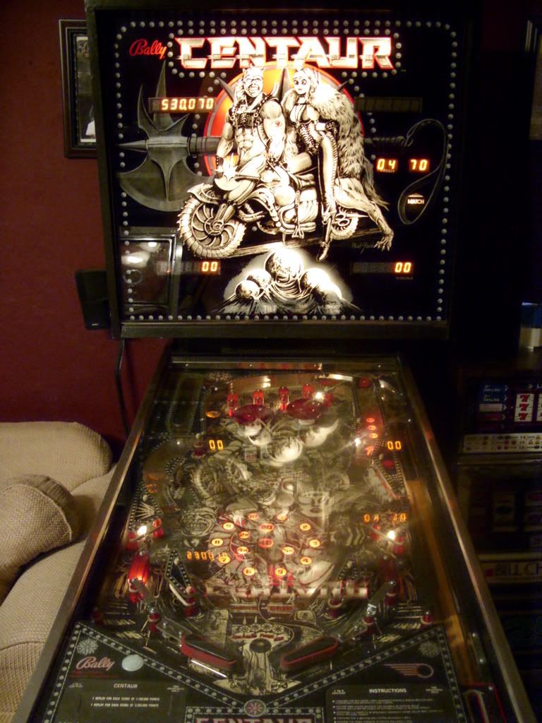 FS: Centaur Pinball - KLOV/VAPS Coin-op Videogame, Pinball ...